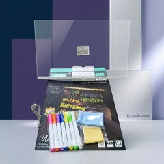LED Light-Up Writing Board with Markers