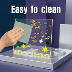LED Light-Up Writing Board with Markers